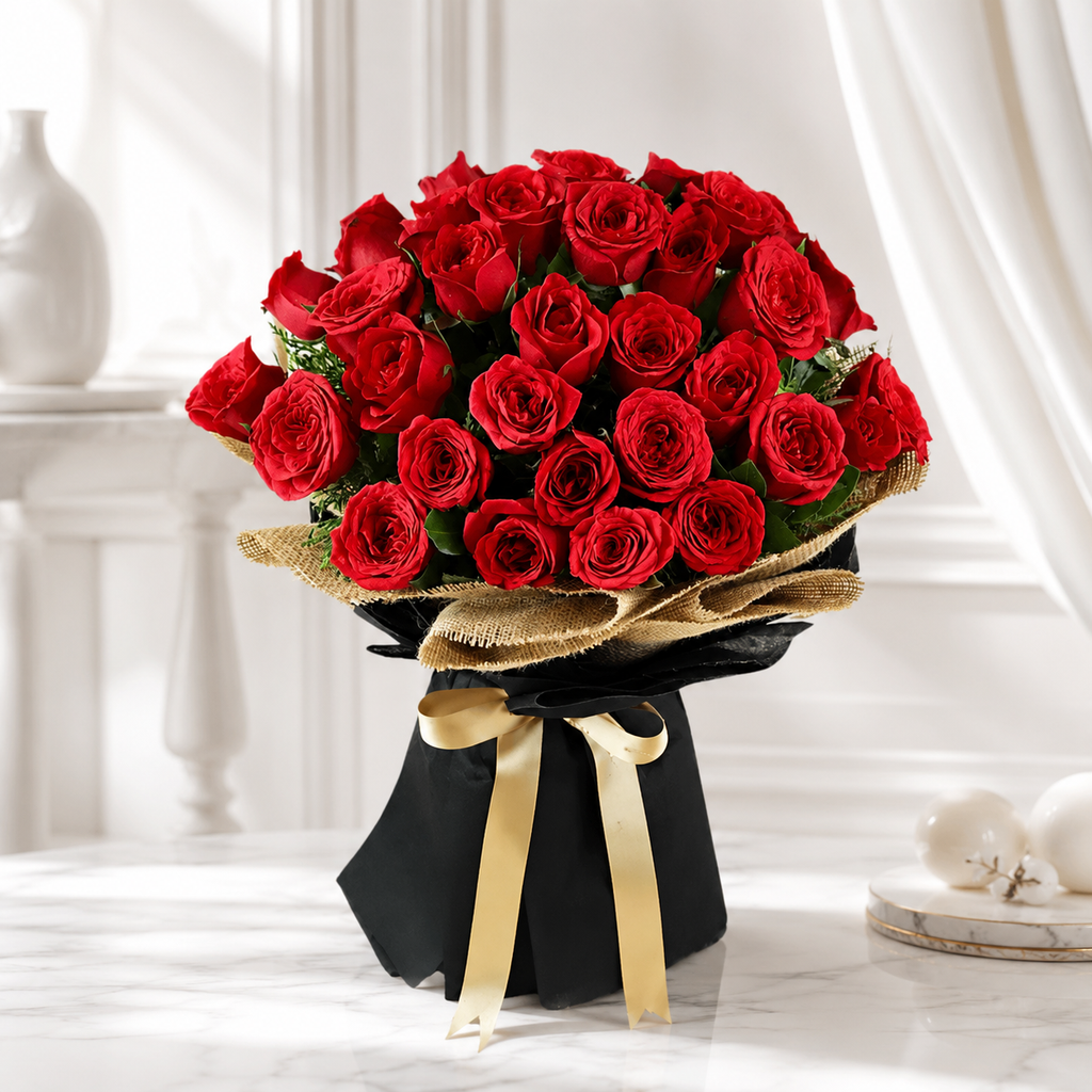 Delicate Charm 30 Red Roses