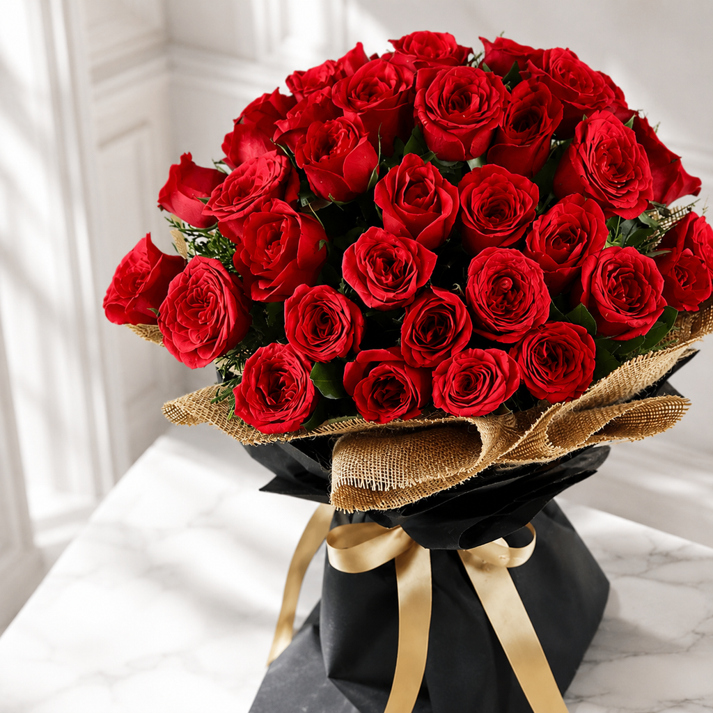 Delicate Charm 30 Red Roses