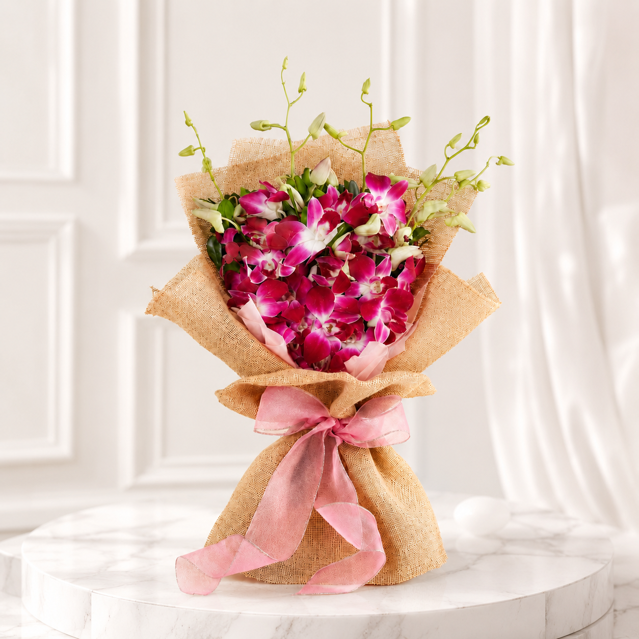 Exquisite Purple Orchid Bouquet