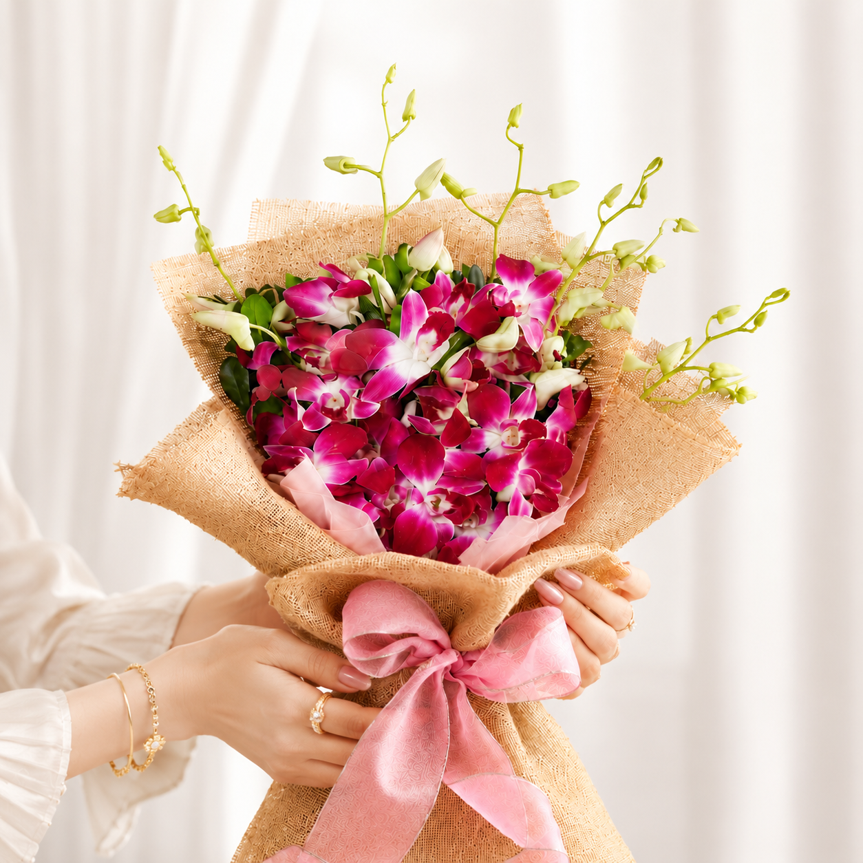 Exquisite Purple Orchid Bouquet
