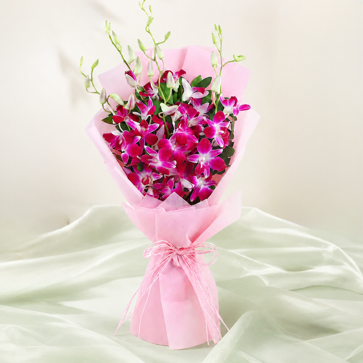Elegant Purple Orchid Bouquet