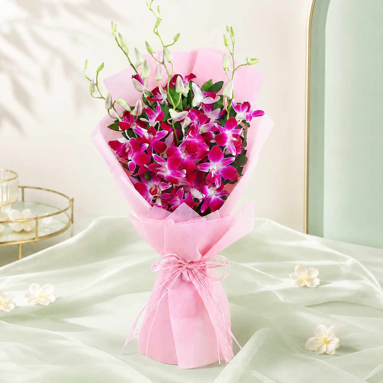 Elegant Purple Orchid Bouquet
