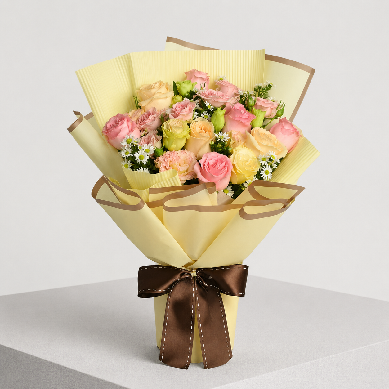 Pink and peach Floral Bouquet