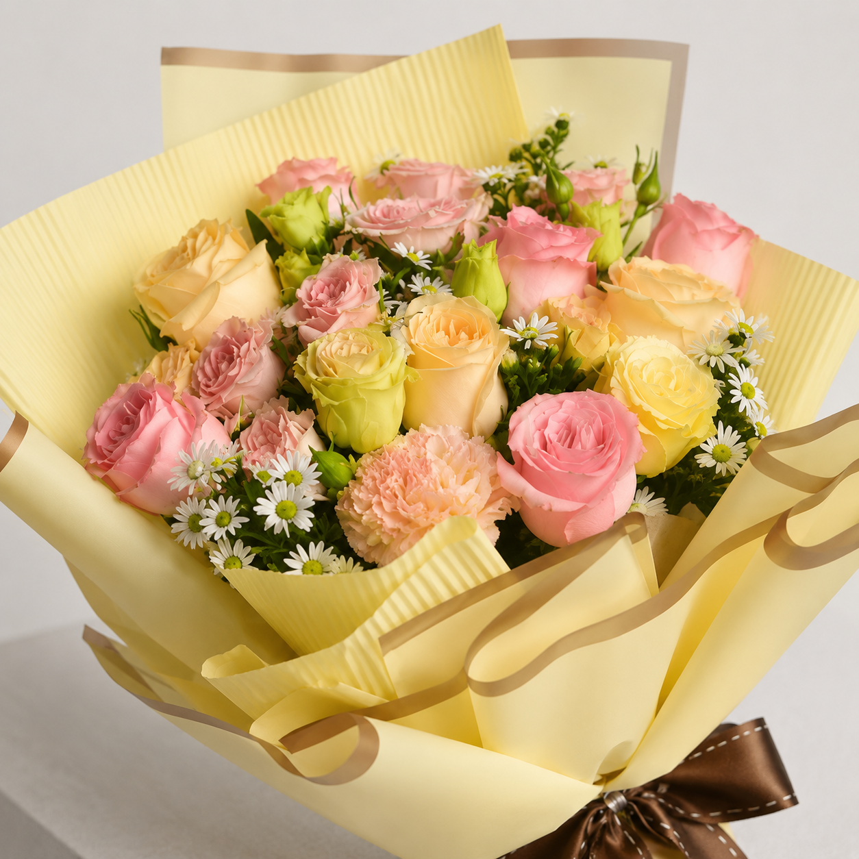 Pink and peach Floral Bouquet