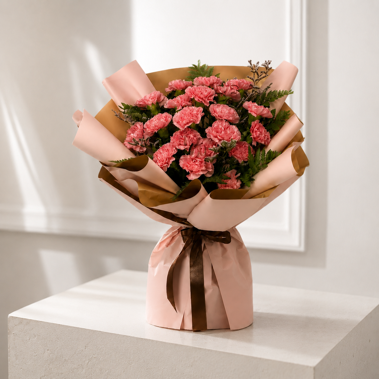 Pink Carnations Bouquet