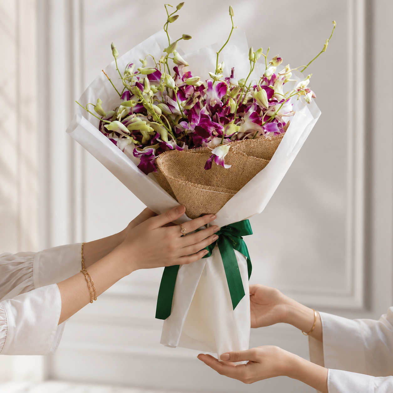 Purple Orchid Bouquet