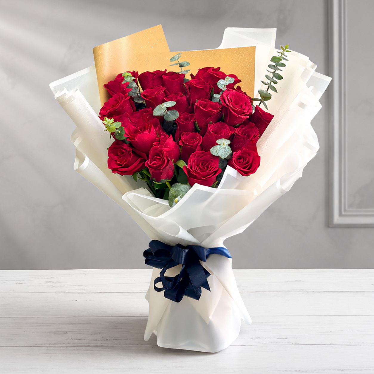 Romantic Red Roses for Your Partner