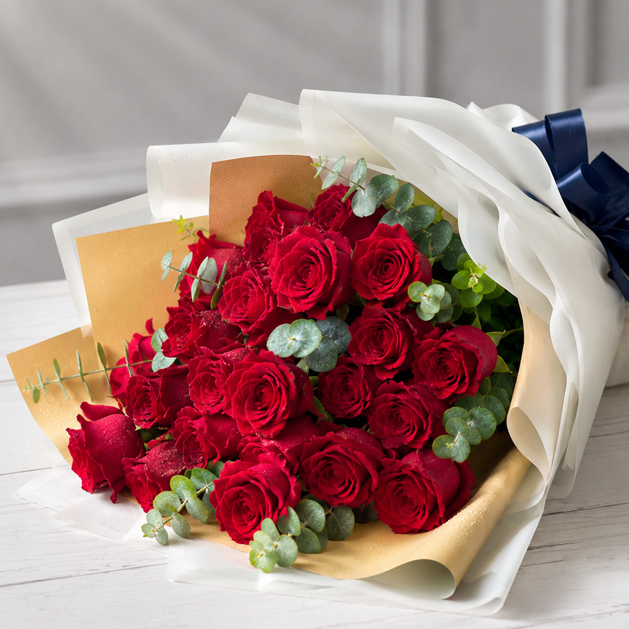 Romantic Red Roses for Your Partner