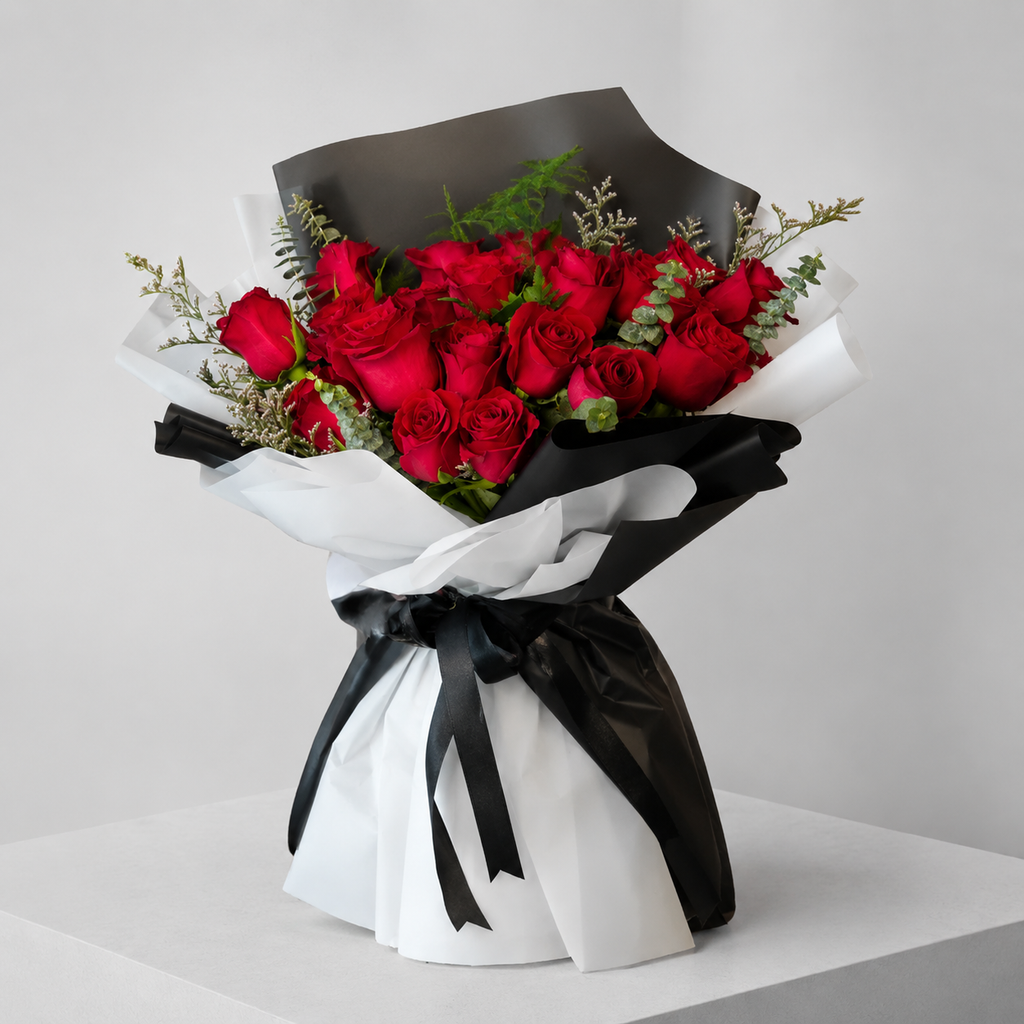 Floral Hub Red Rose Love Bouquet