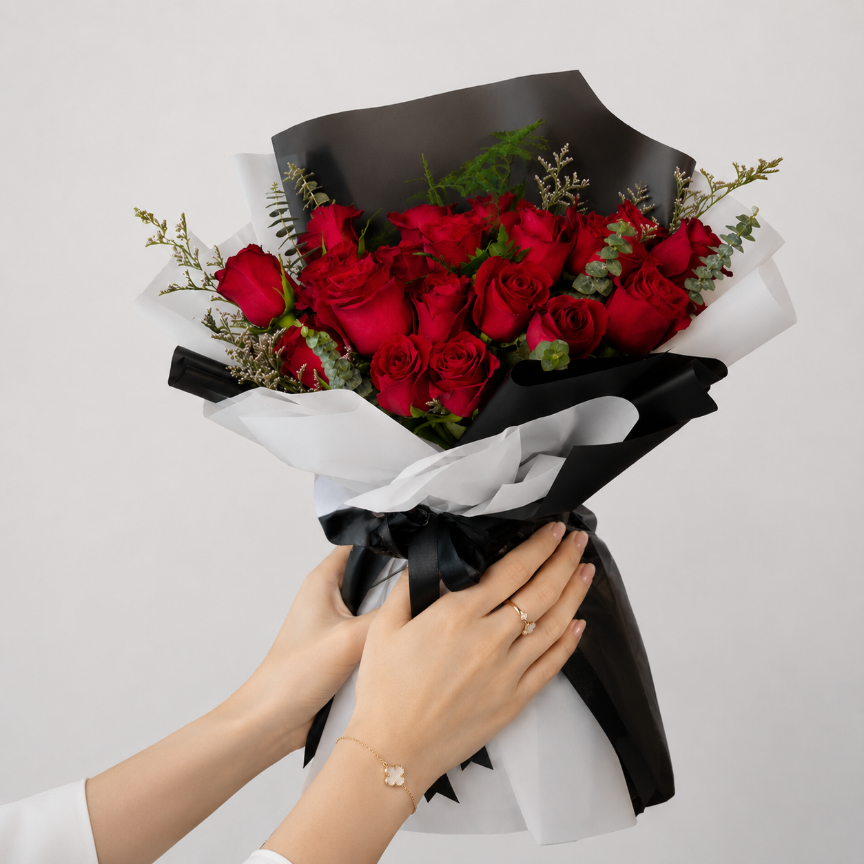 Floral Hub Red Rose Love Bouquet