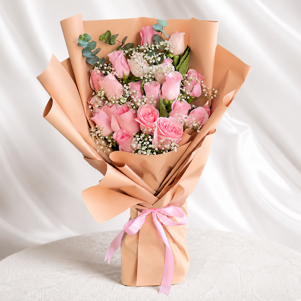 Sweet Pink  Rose Bouquet