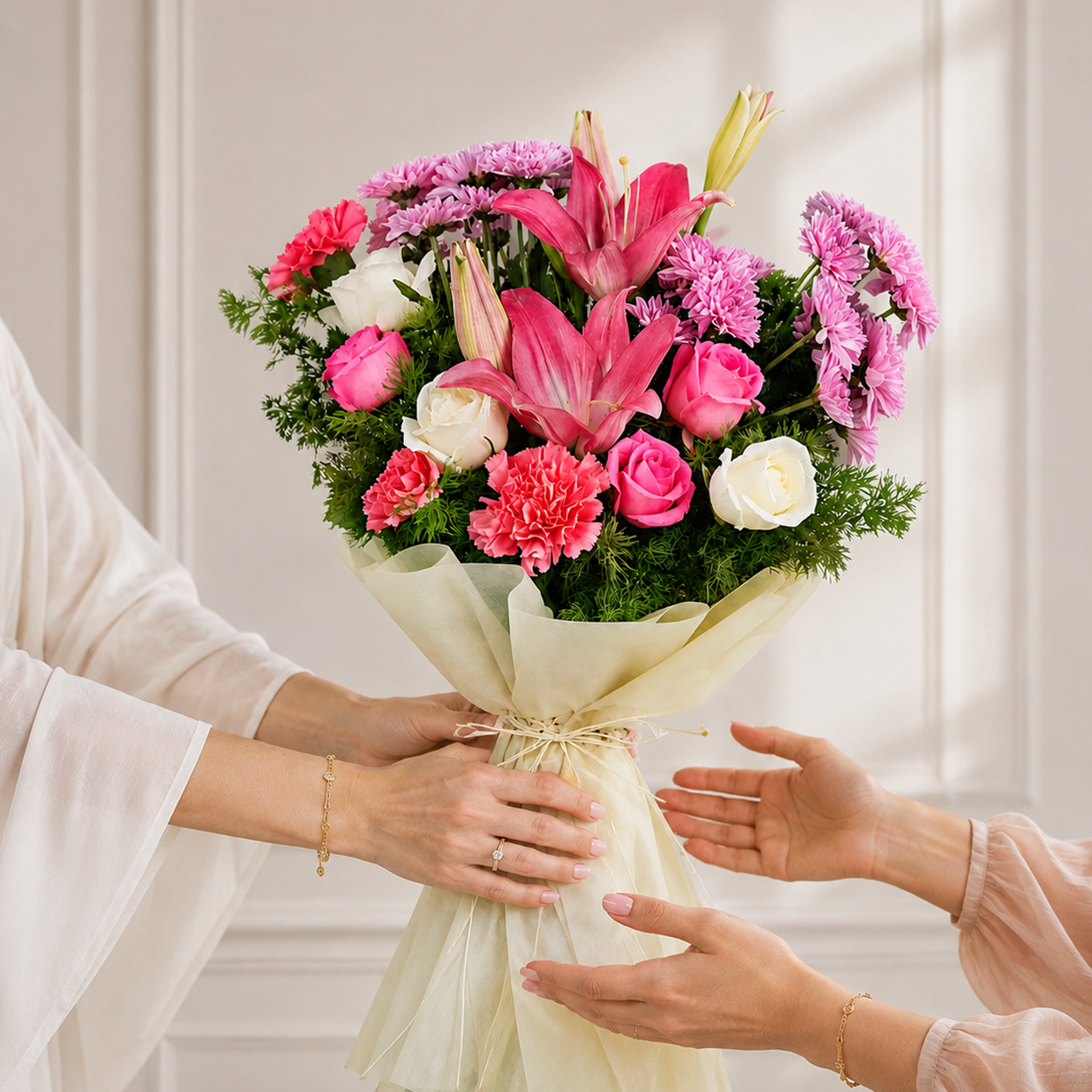 A Special Bloom Hand-Tied Bouquet