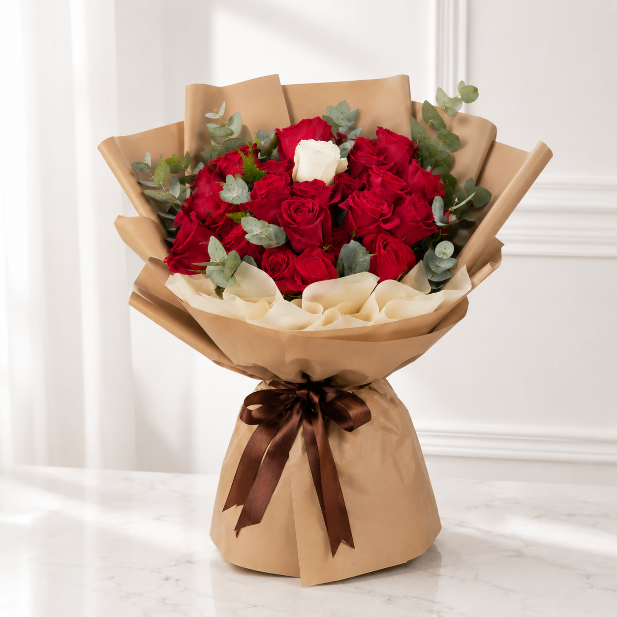 Tajmahel Red Rose Bouquet
