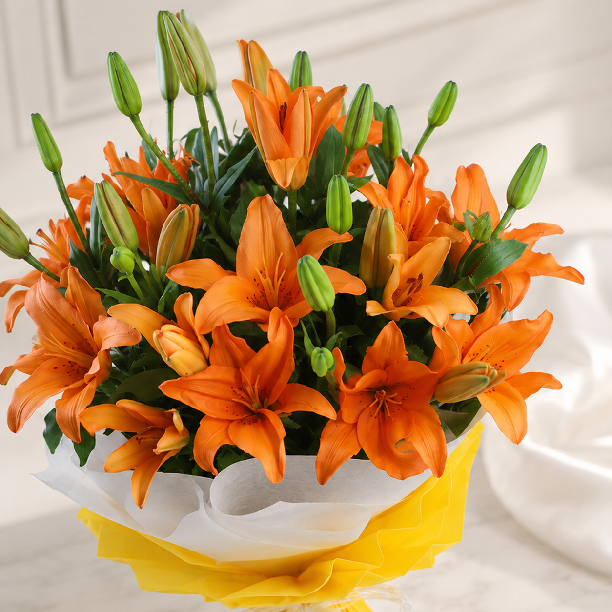 Vibrant Orange  Lily Bouquet