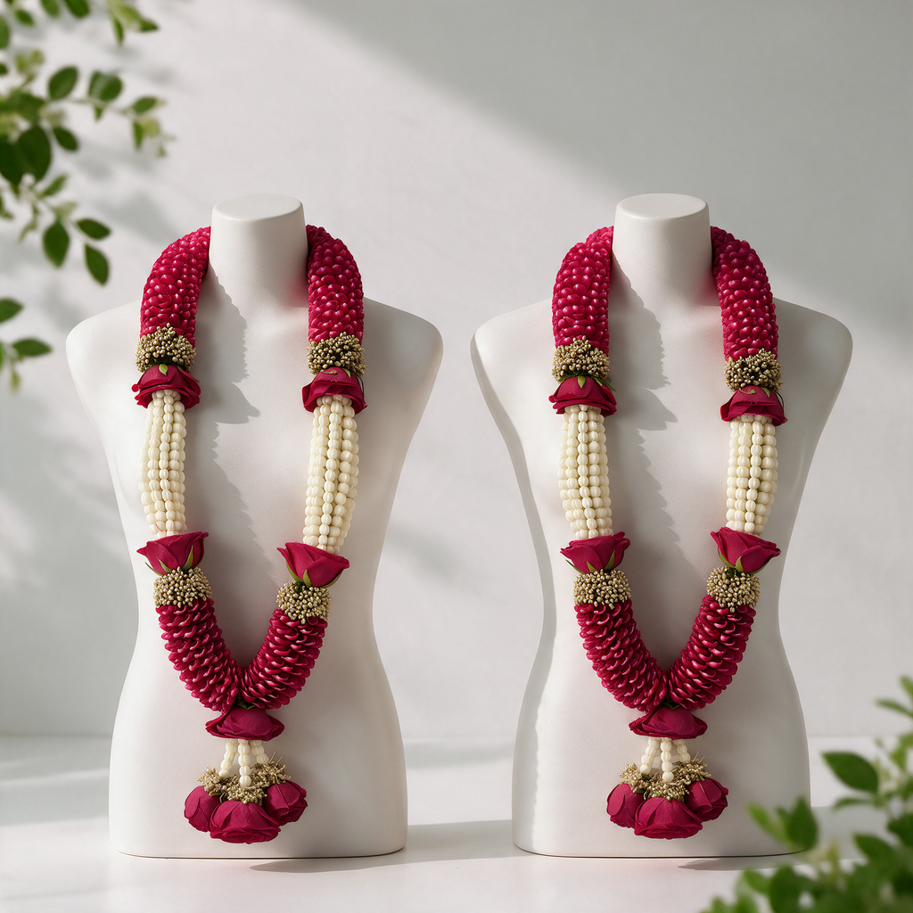 Crimson Petal Luxe Heritage Varmala