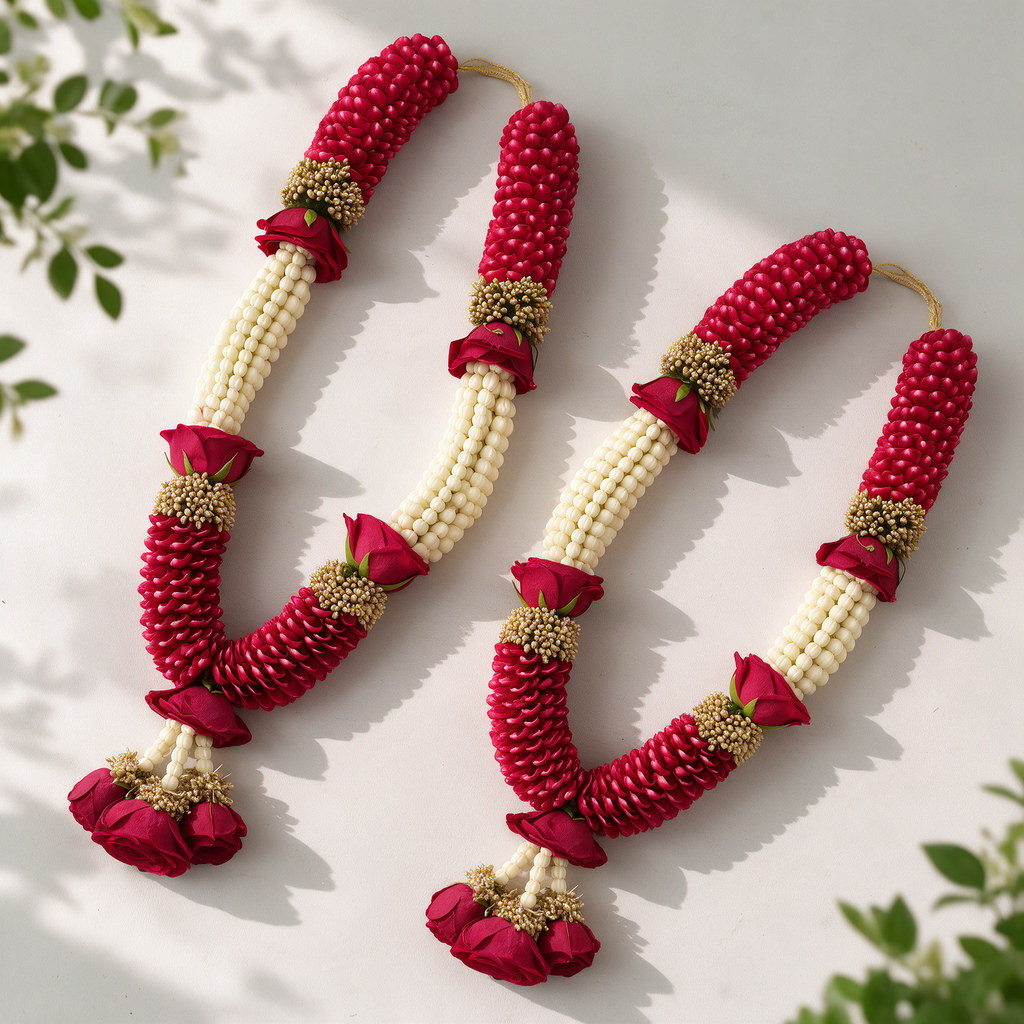 Crimson Petal Luxe Heritage Varmala