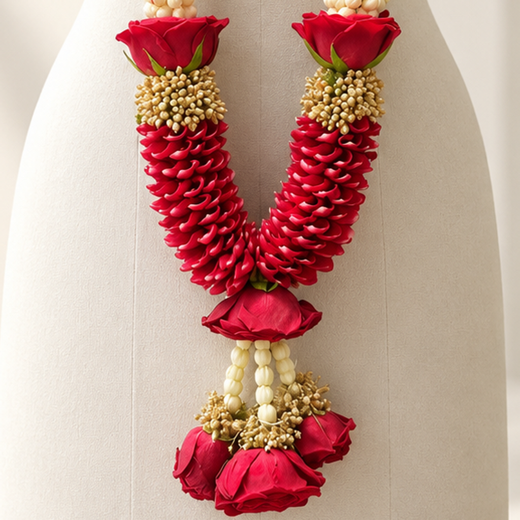 Crimson Petal Luxe Heritage Varmala