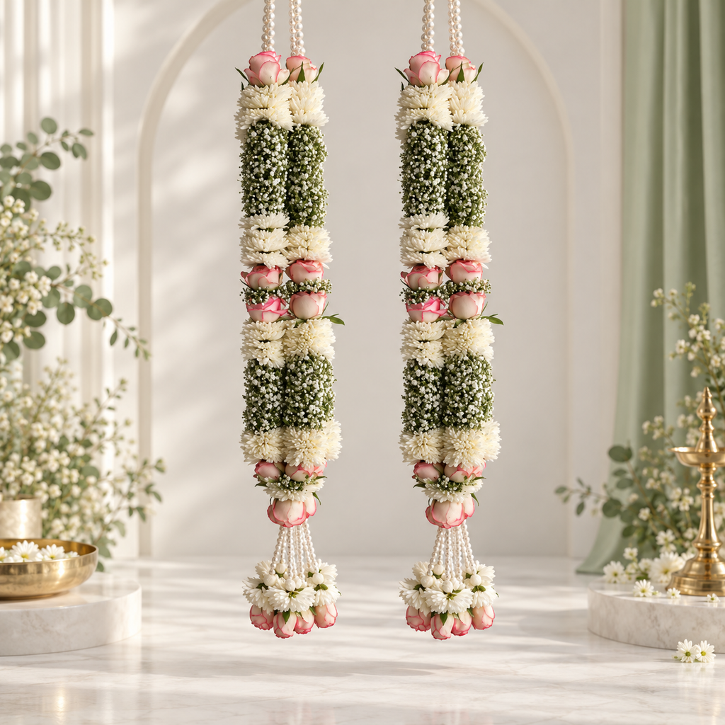 Ivory Bloom Blush Luxe Varmala