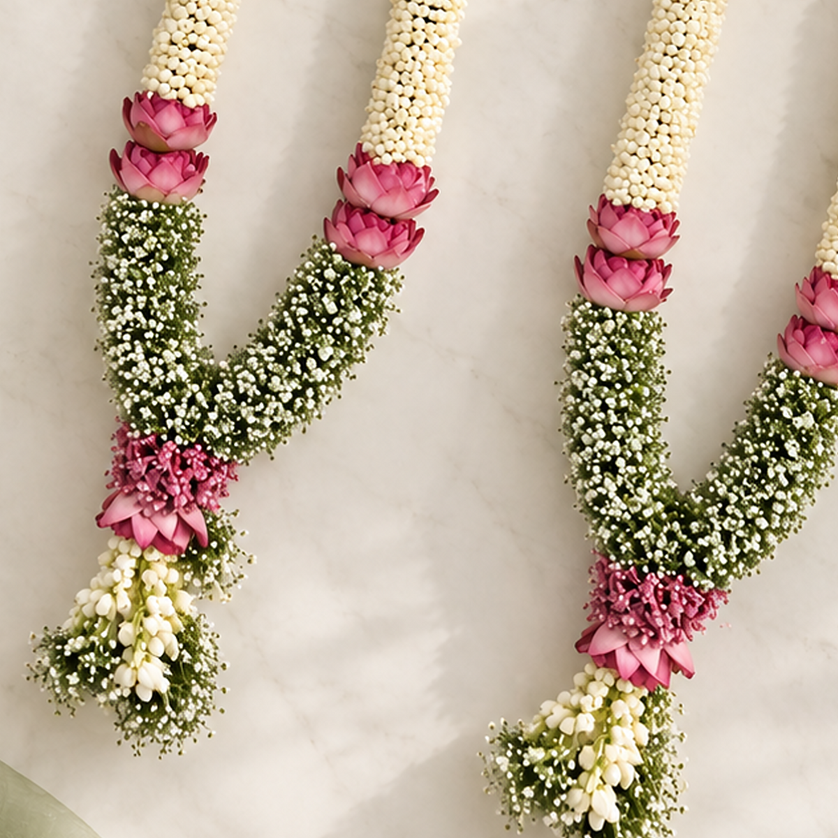 Lotus Jasmine Bloom Luxe Varmala