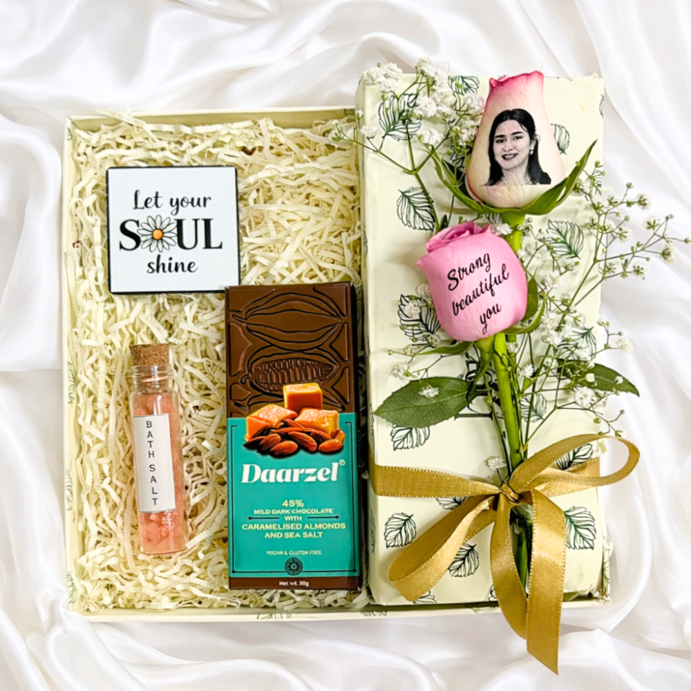 Soul Shine Pamper Photo Rose Hamper
