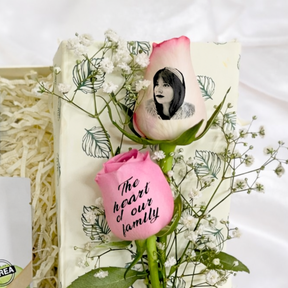 Mom Glow Skincare Photo Rose Surprise Box