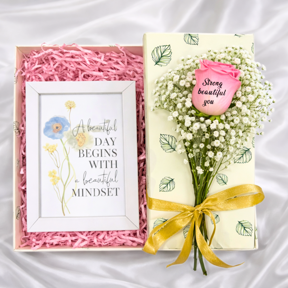 Mom Story Beautiful Mindset Message Rose Keepsake Box