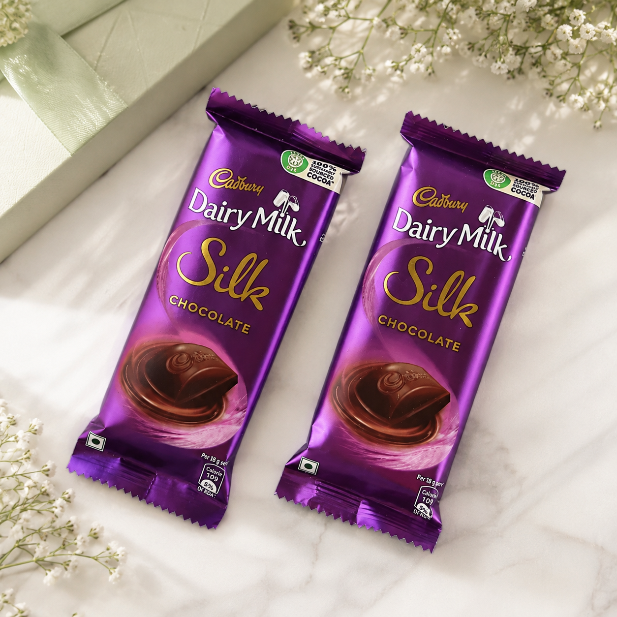 Meenakari Ganesha Rakhi with Cadbury Dairy Milk Silk