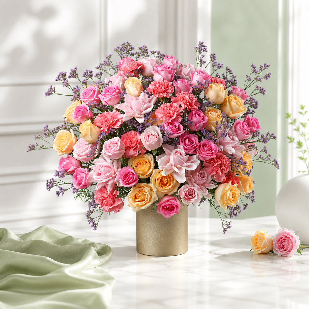 Pastel Blossom Opulence