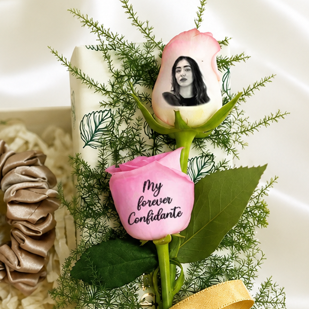 Personalized Sister Gift Box & Custom Roses