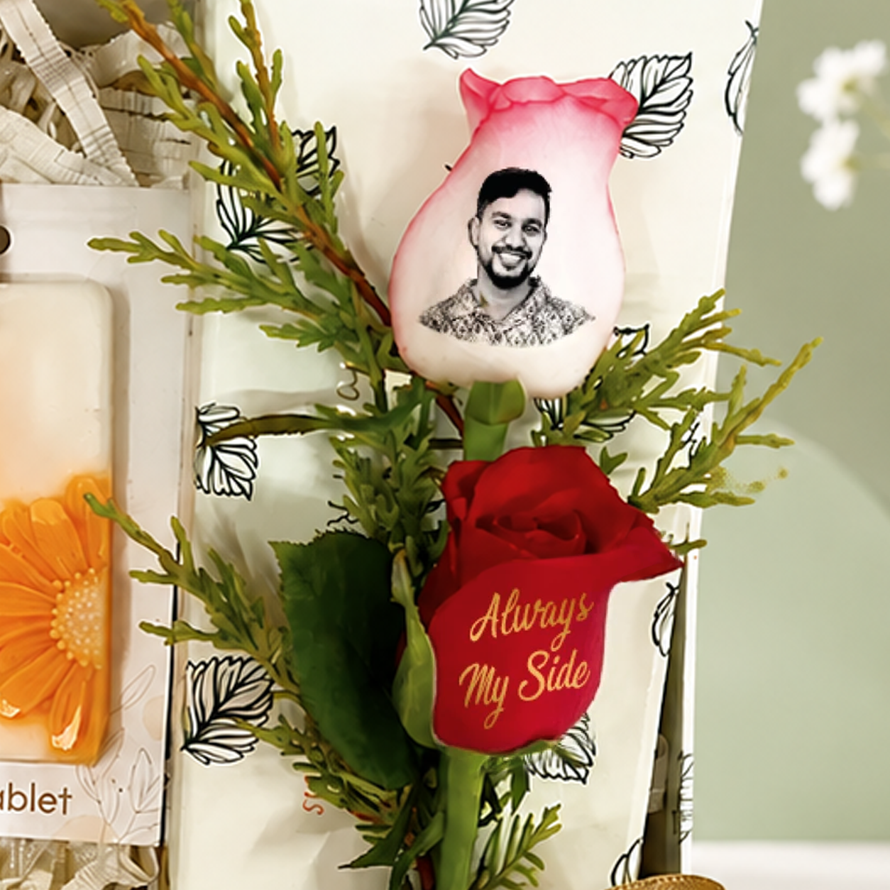Rakhi Surprise Box for Bhai with Mug & Photo Rose