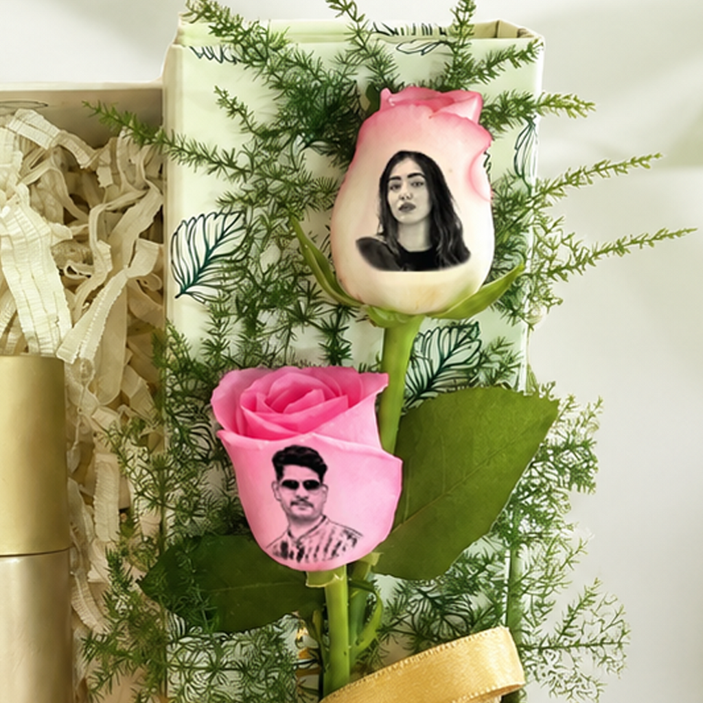 Sister Fragrance Gift Box with Deo, Chocolate & Custom Roses