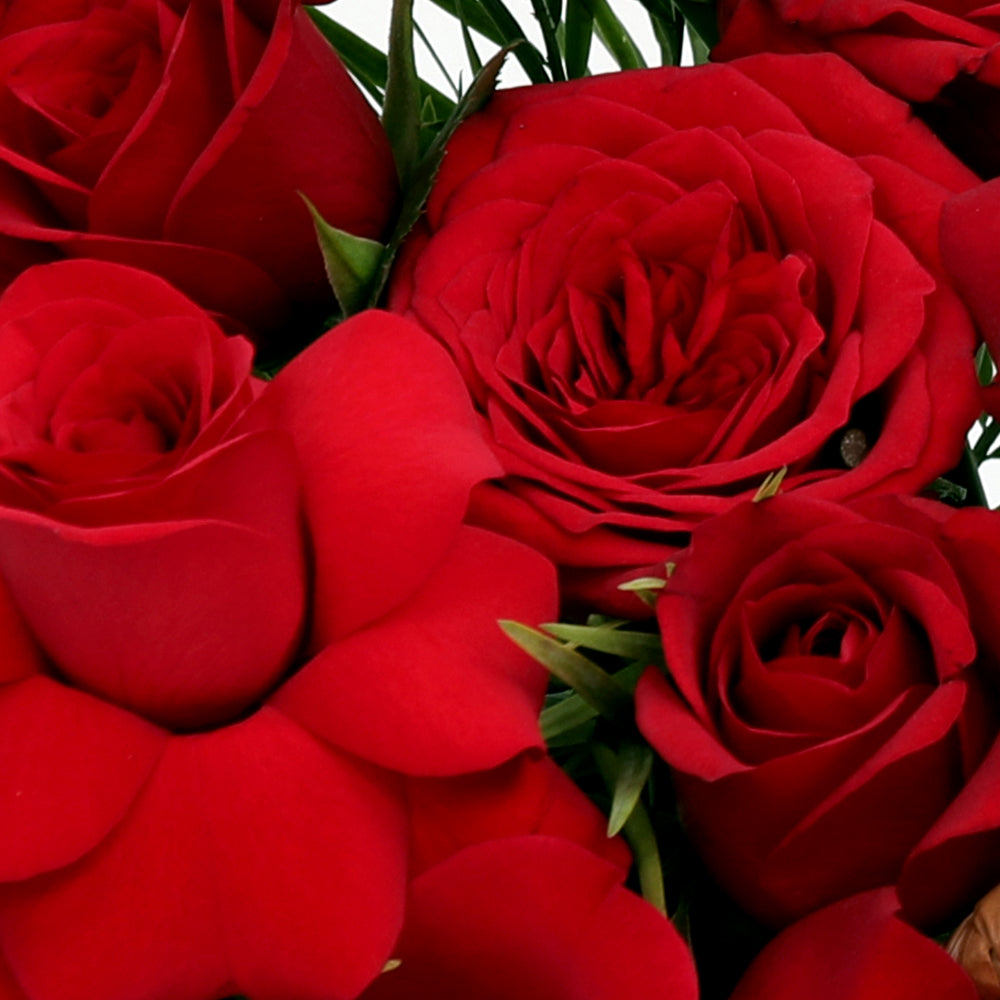 Te Amo Red Rose basket