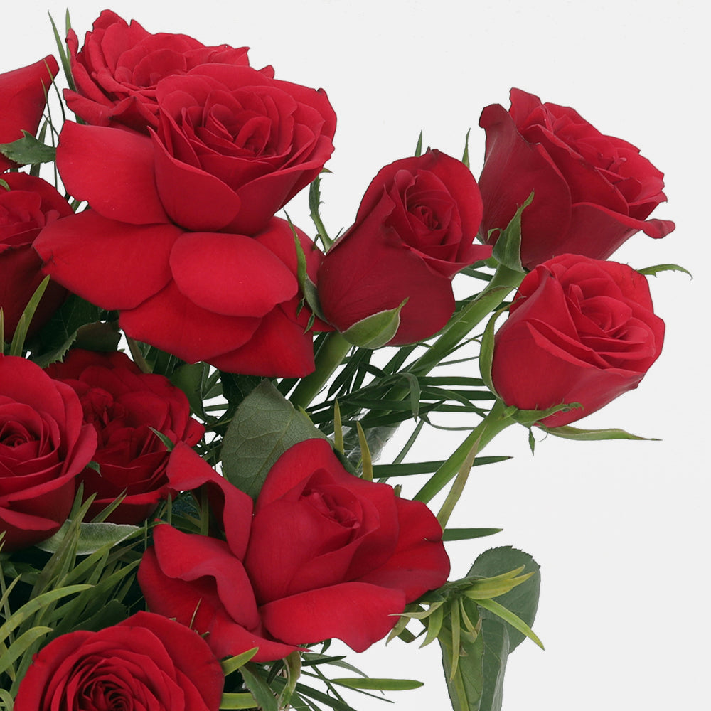 Te Amo Red Rose basket
