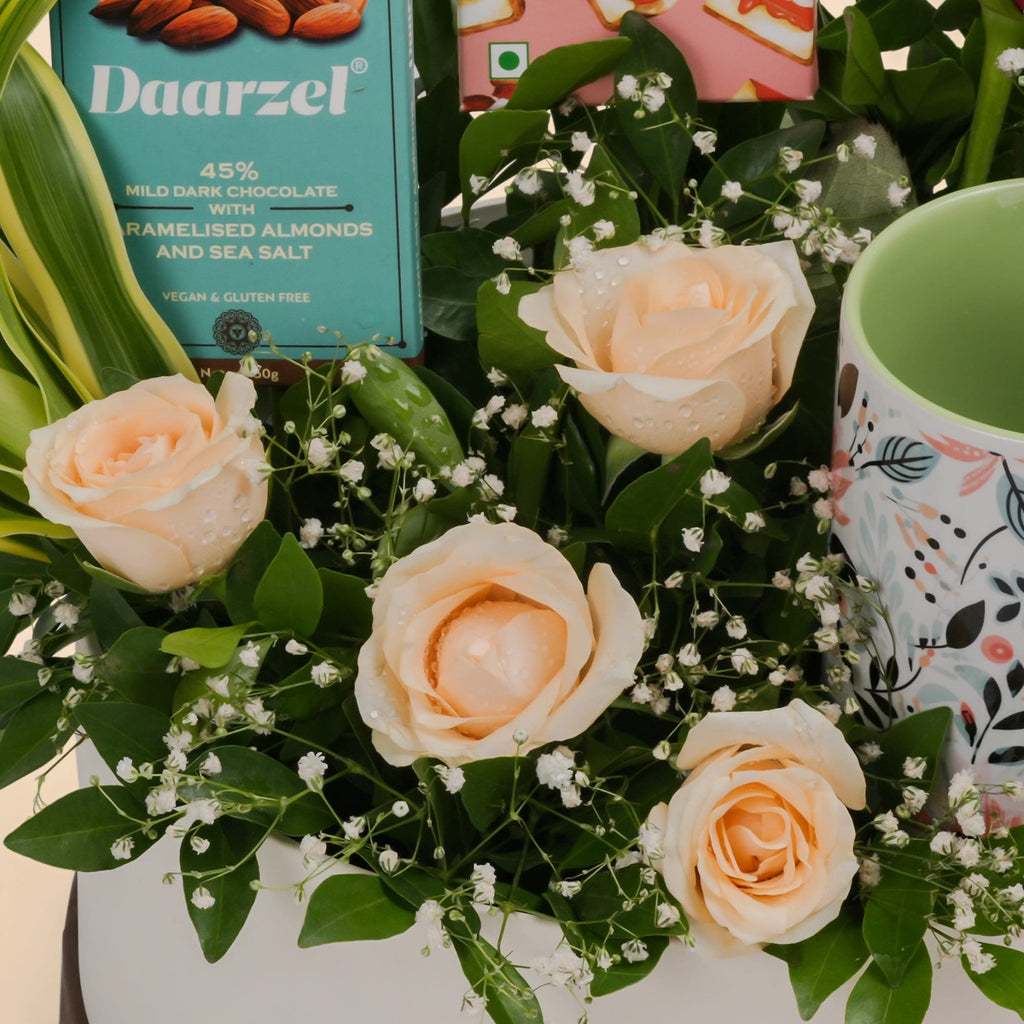 Exquisite Floral & Chocolate Indulgence Set