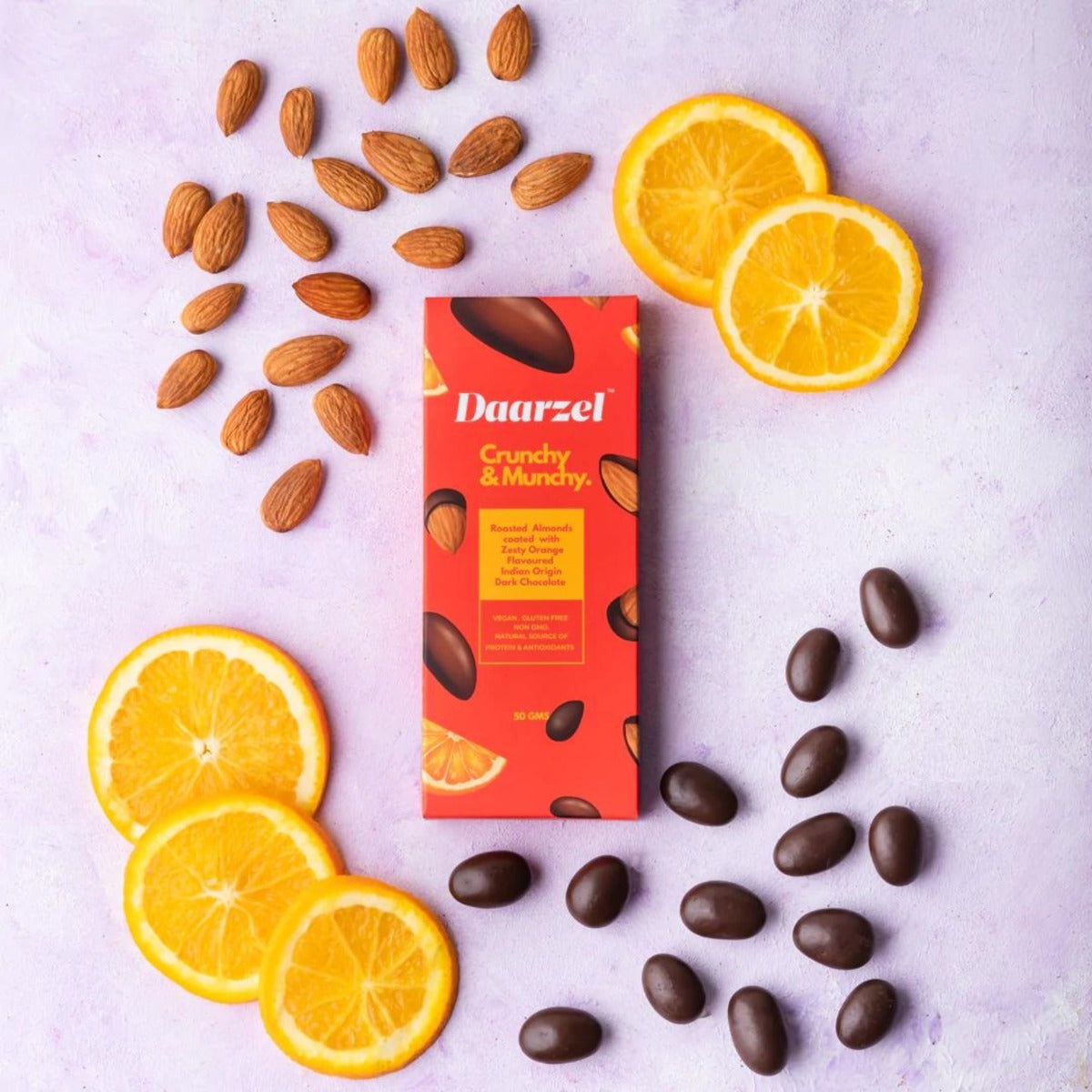 Coated Almond With Dark Chocolate