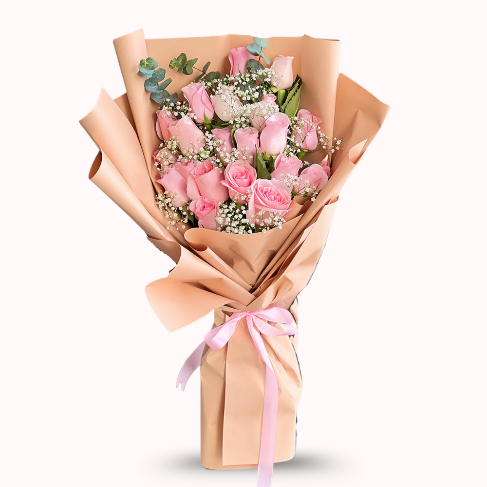 Sweet Pink  Rose Bouquet