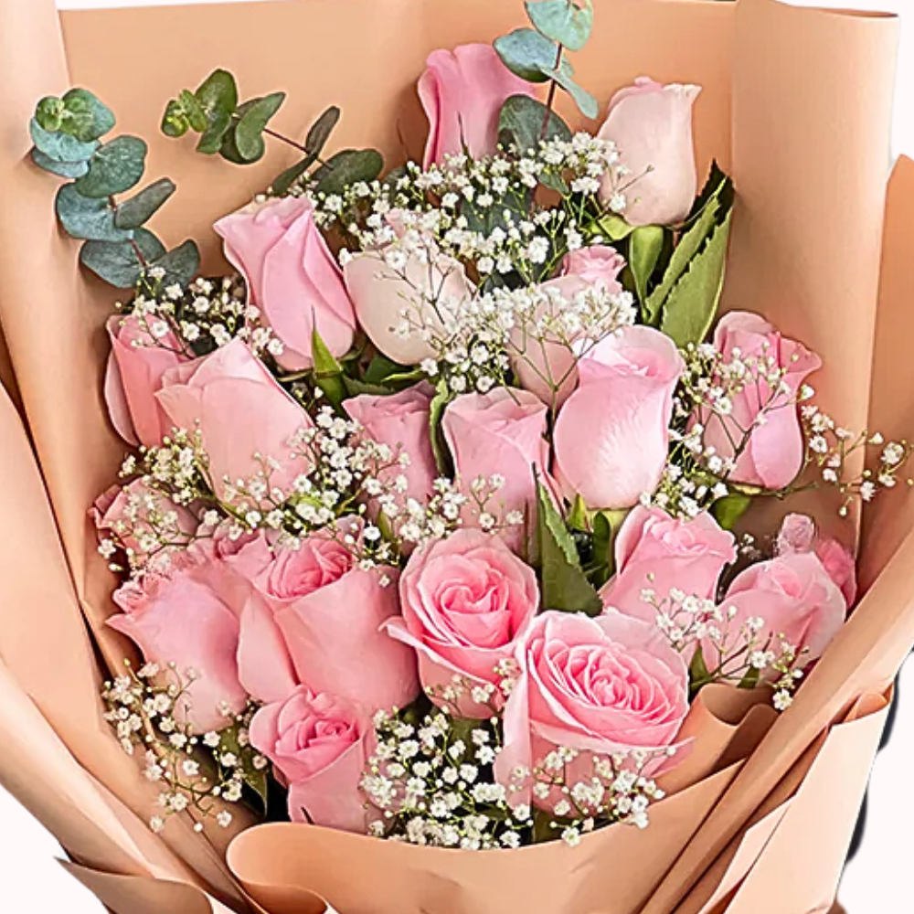 Sweet Pink  Rose Bouquet