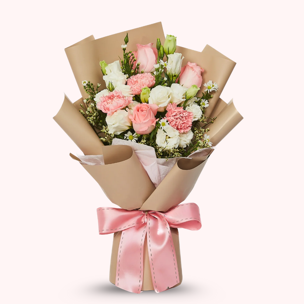 Luxe Pink and White Bouquet