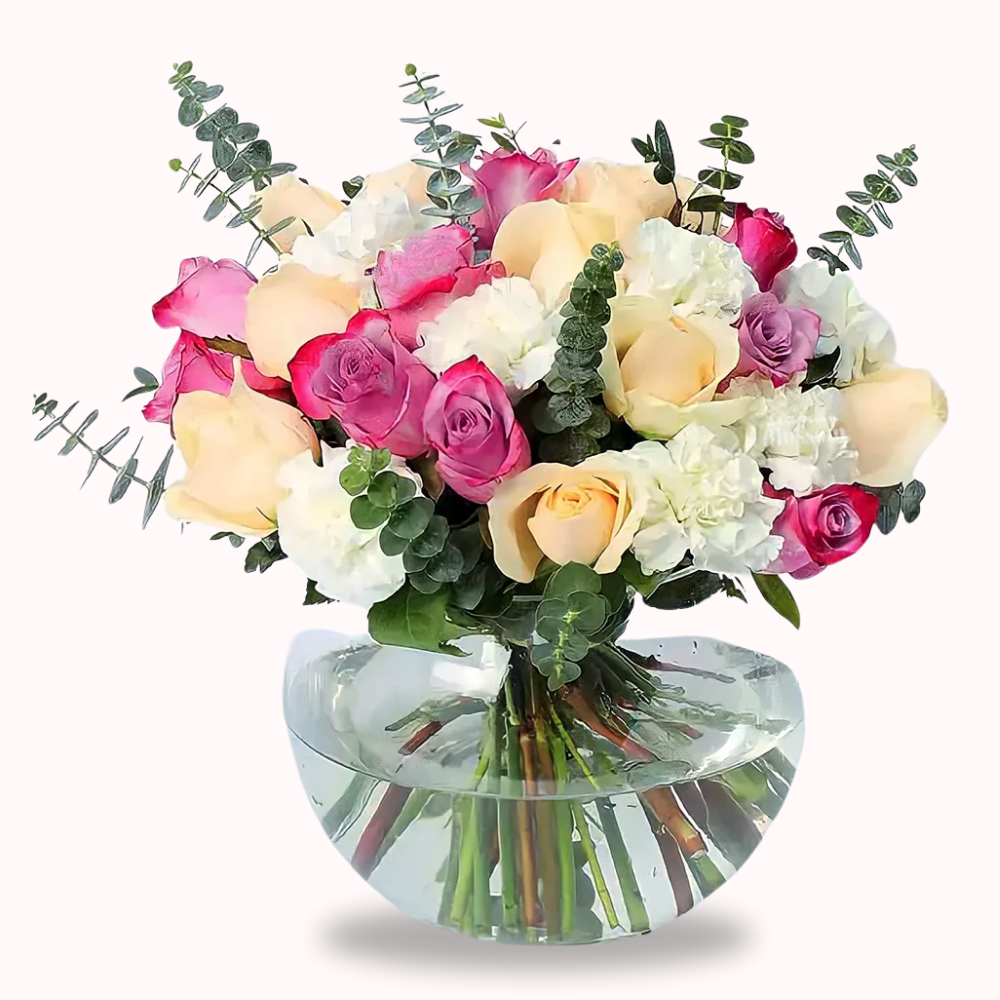 Rose and Carnation Embrace Bouquet