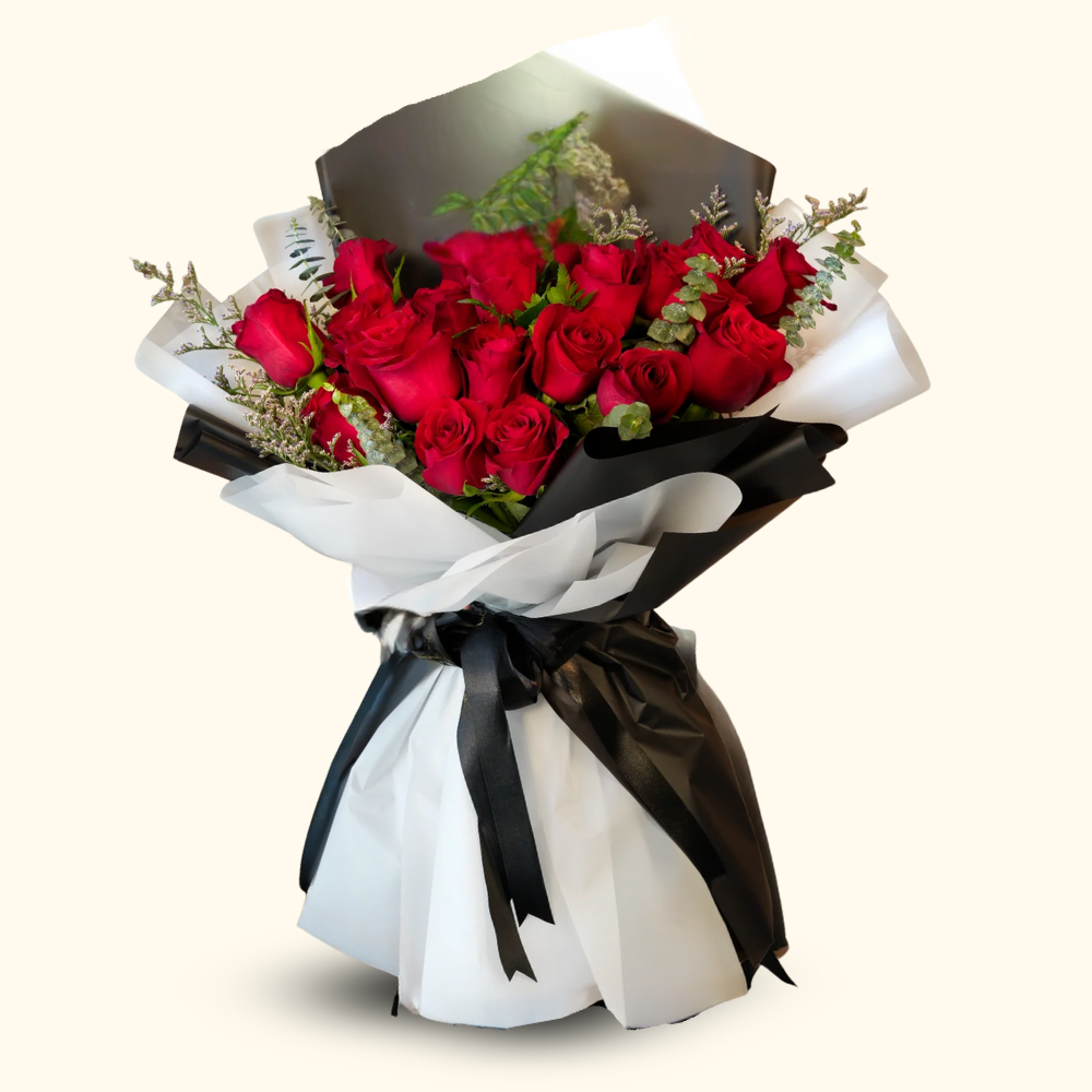 Floral Hub Red Rose Love Bouquet