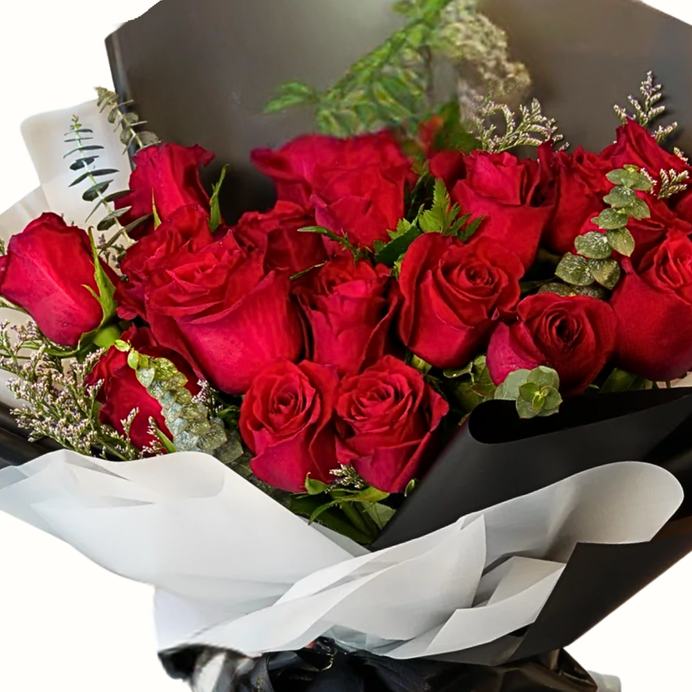 Floral Hub Red Rose Love Bouquet