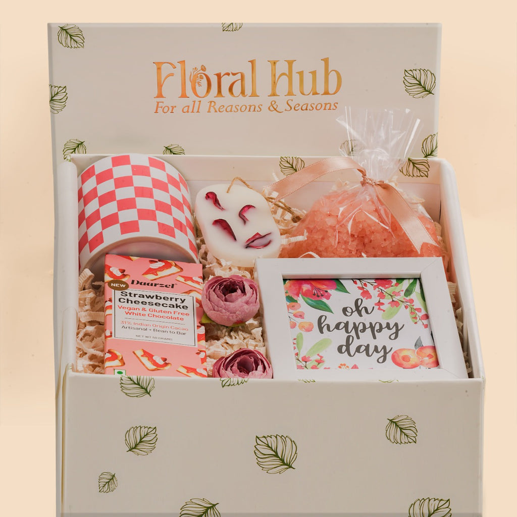 Sweet Serenity Gift Box - Strawberry Cheesecake and More