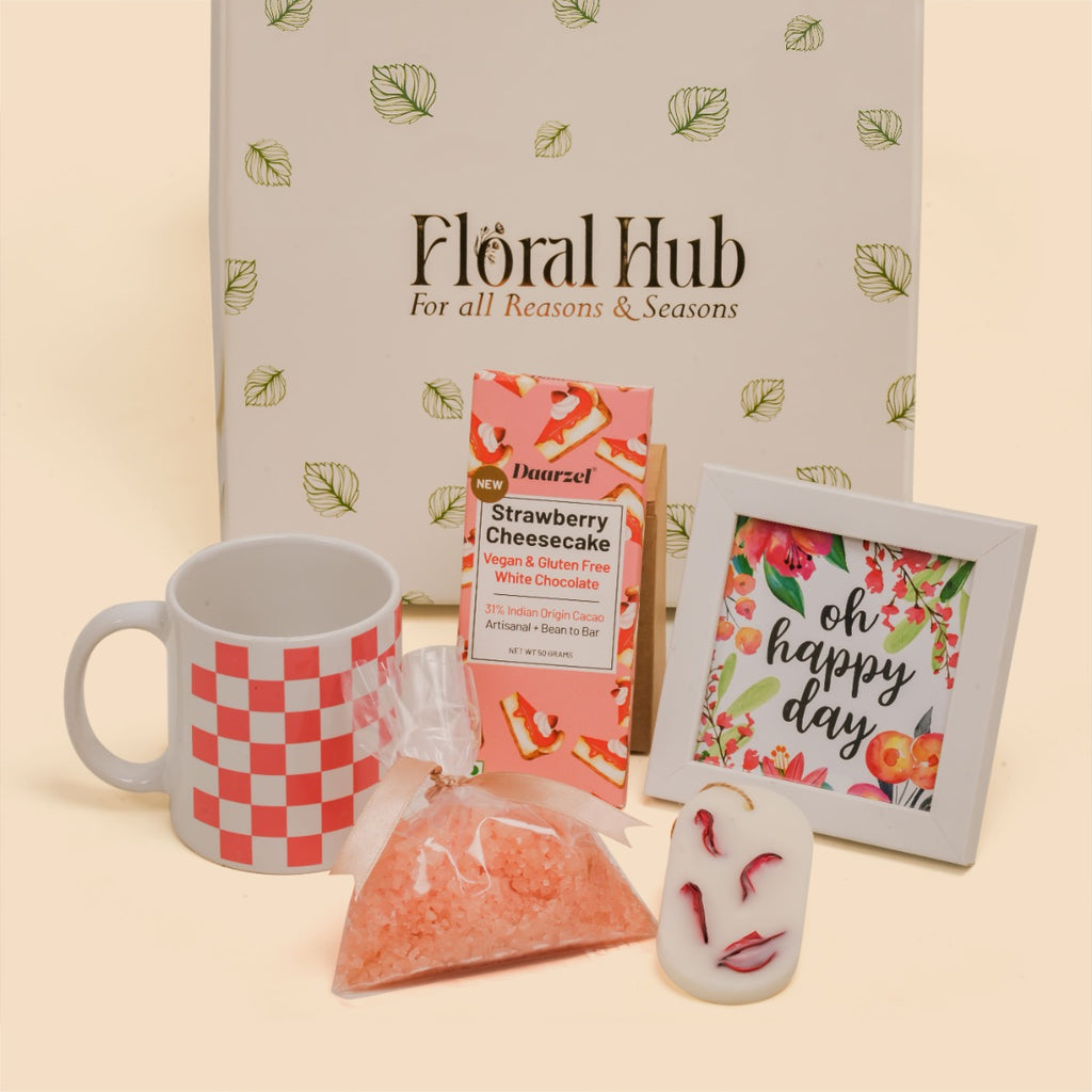 Sweet Serenity Gift Box - Strawberry Cheesecake and More