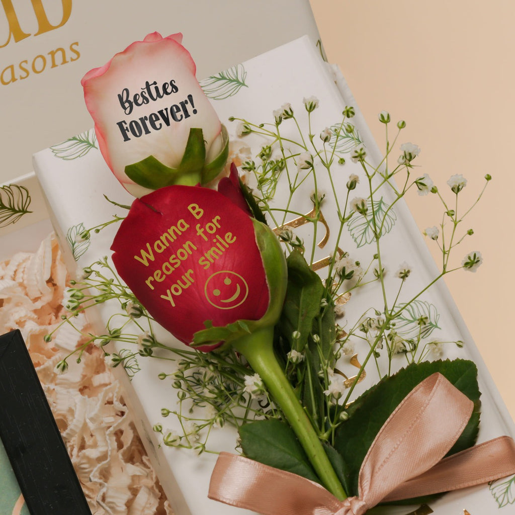 Valentine Signature Rose & Quote Gift Set