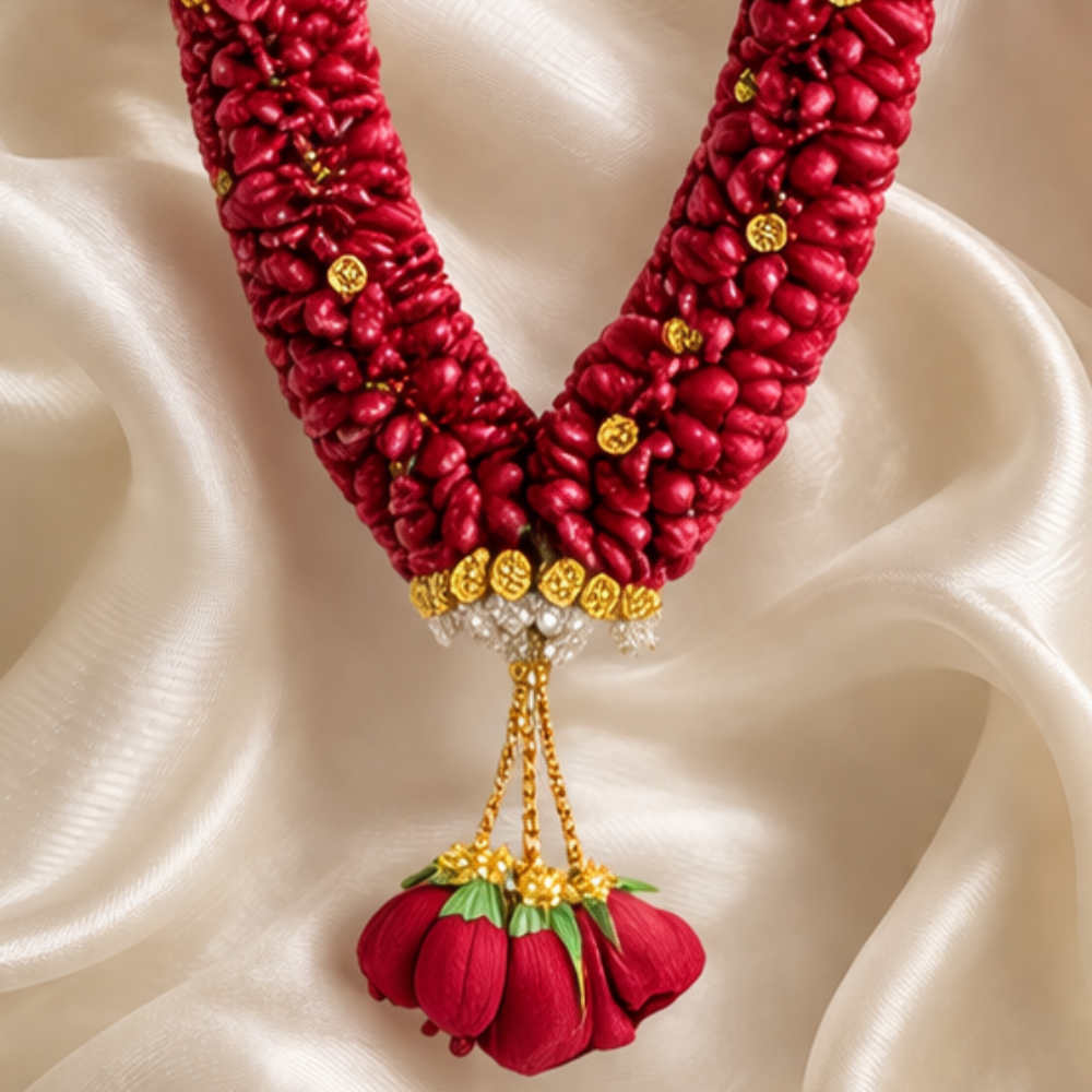 Red Rose Petals Wedding Varmala