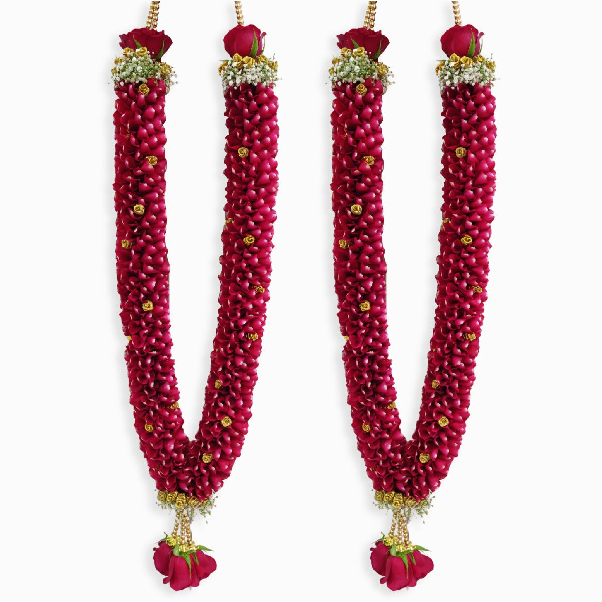Red Rose Petals Wedding Varmala