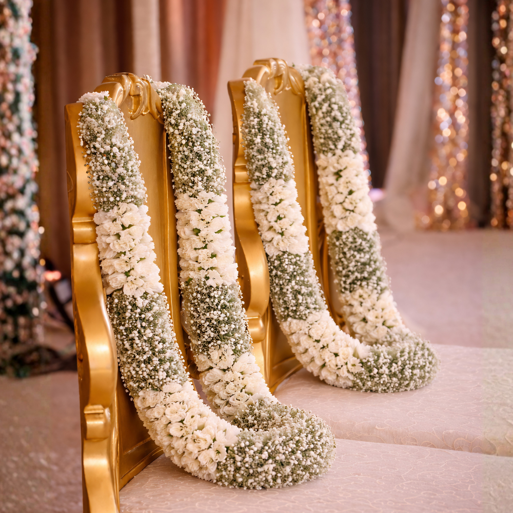 White Natural Baby's Breath Flower Garlands