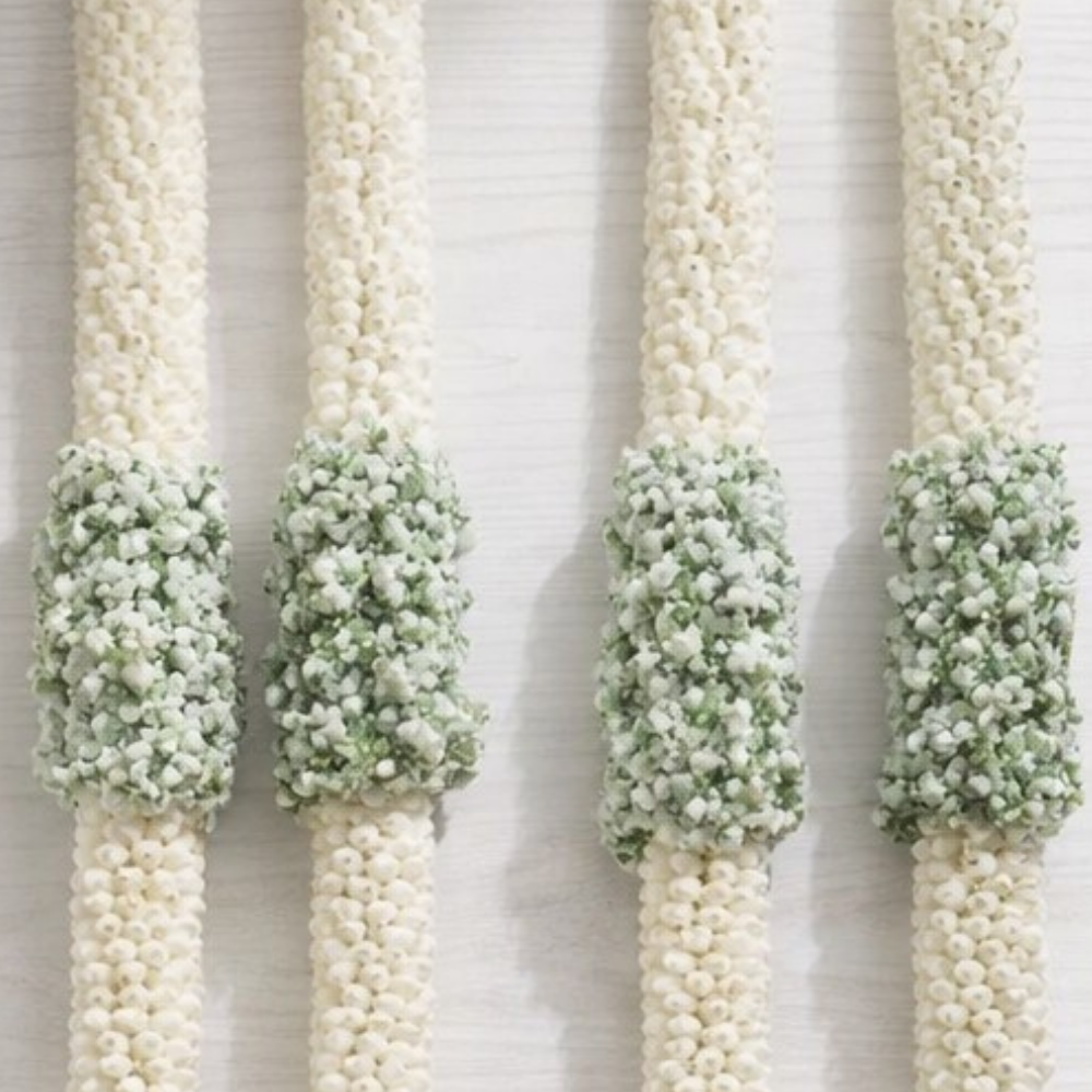 Tube Rose Baby's Breath Wedding Garland