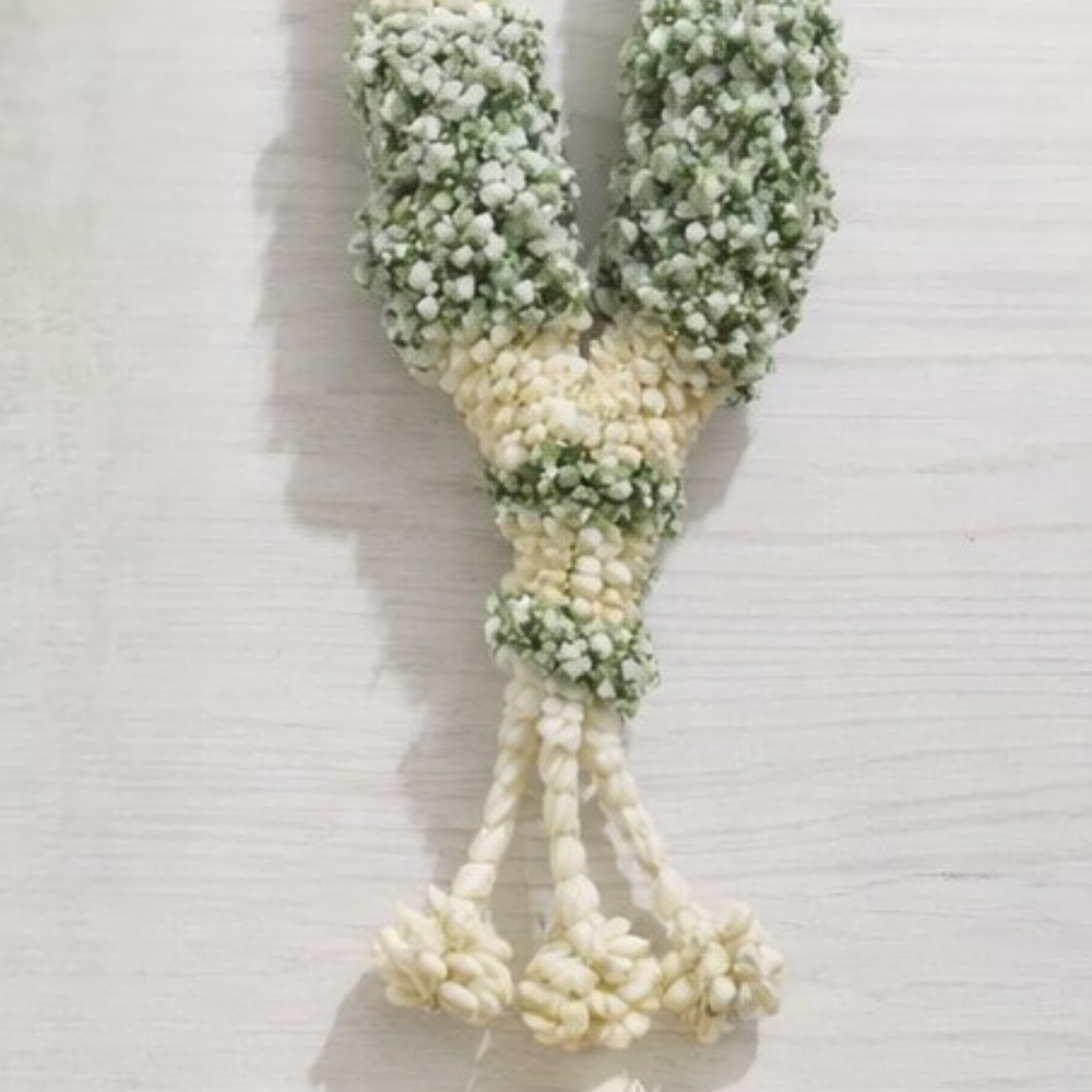 Tube Rose Baby's Breath Wedding Garland