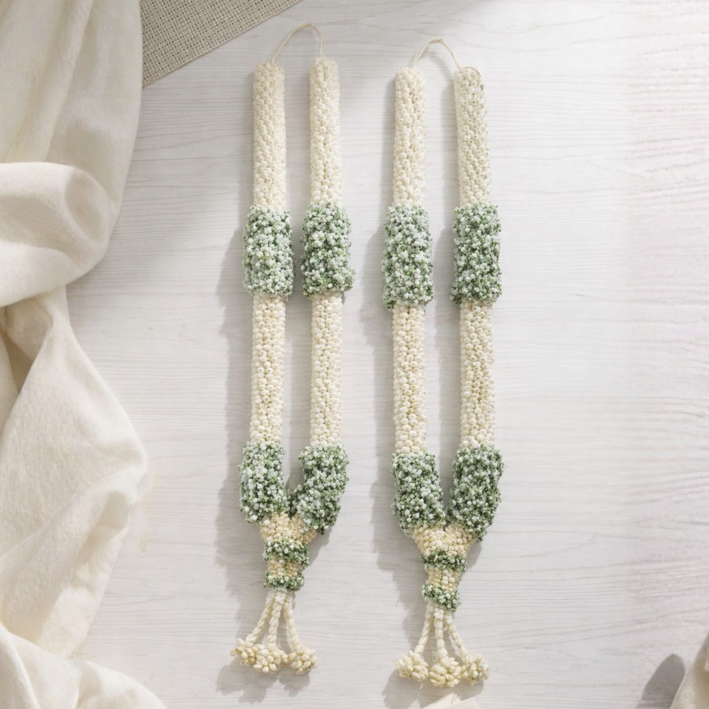Tube Rose Baby's Breath Wedding Garland